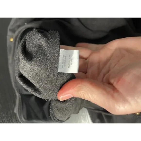 Boho/western style microsuede skirt with riveted details - Picture 5 of 8